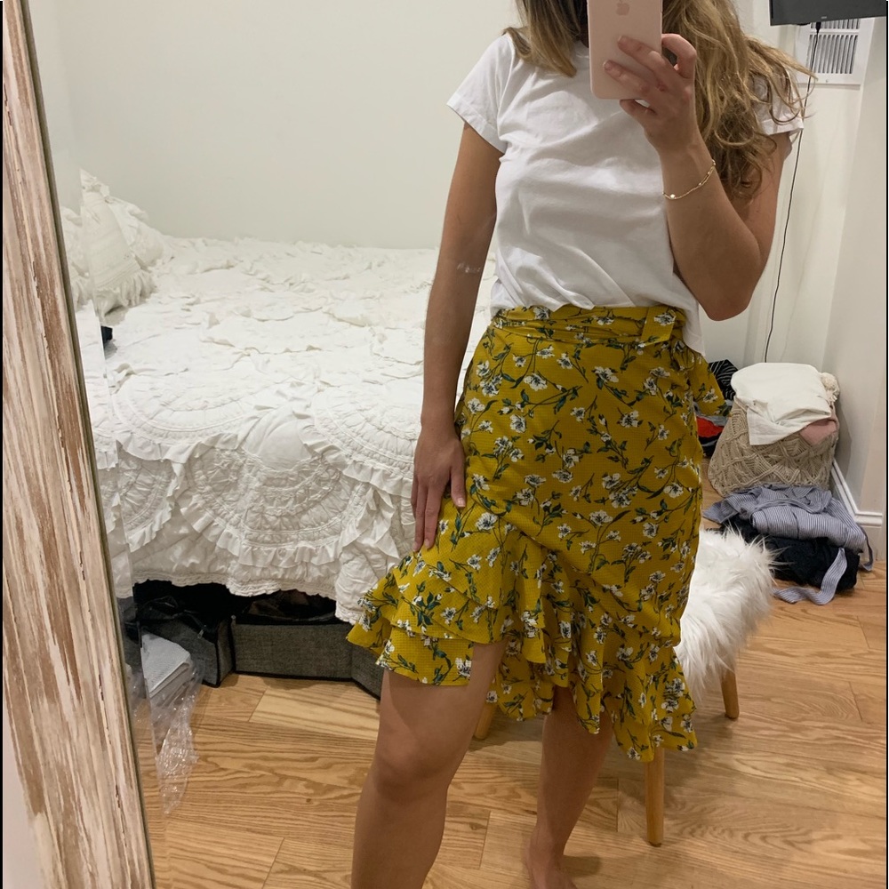Revolve/Tularosa midi day/work wrap skirt